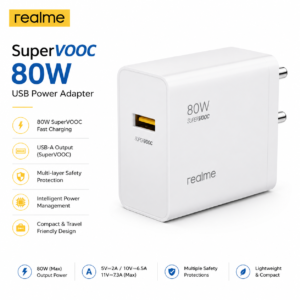 Realme SuperVOOC 80W Adapter
