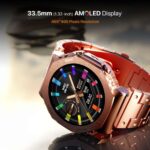 Fire-Boltt Obsidian 33.5mm (1.3 inch) AMOLED, Bluetooth Calling, Stainless Steel Design Smartwatch - Image 4