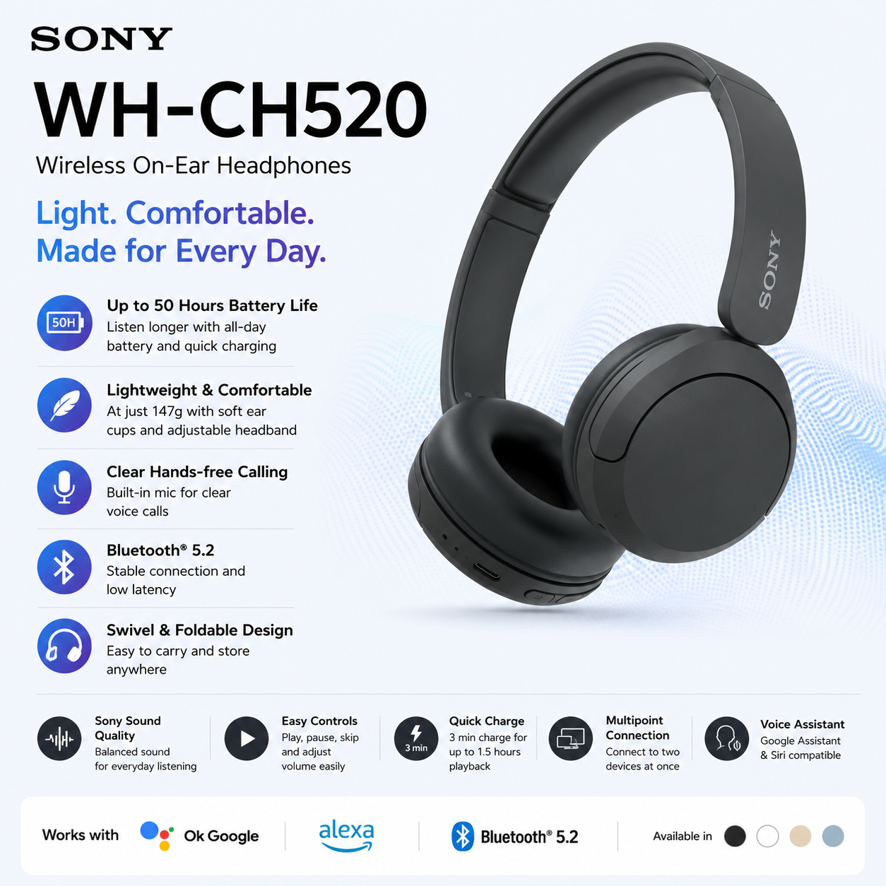 ch520 Sony WH-CH520