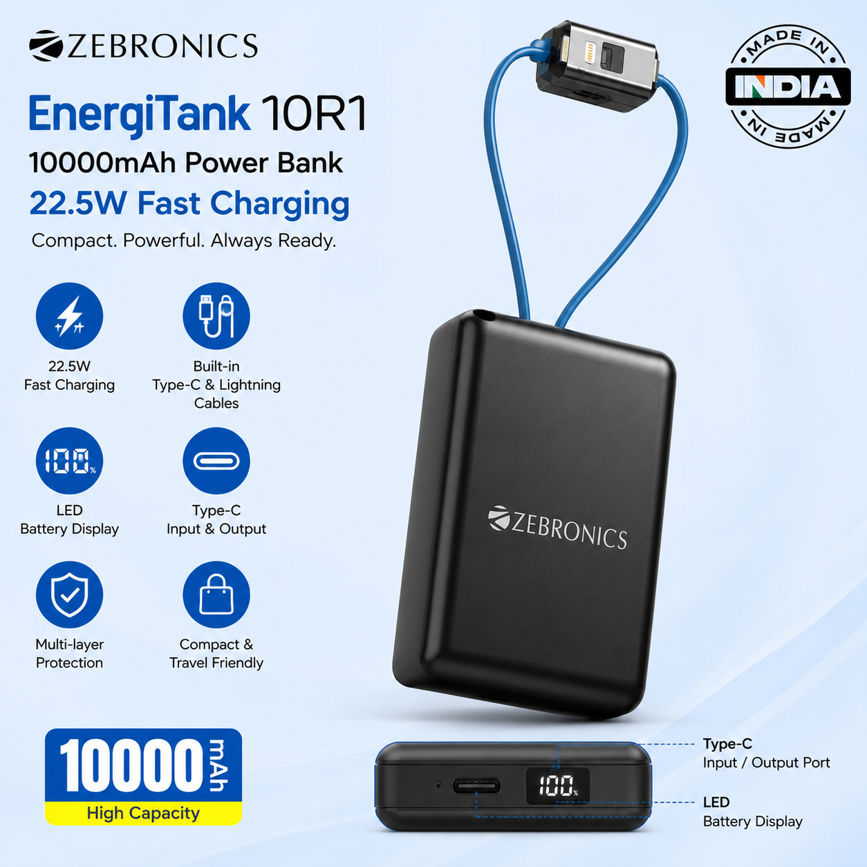 zeb_tank10r1 Zebronics EnergiTank 10R1 Power Bank